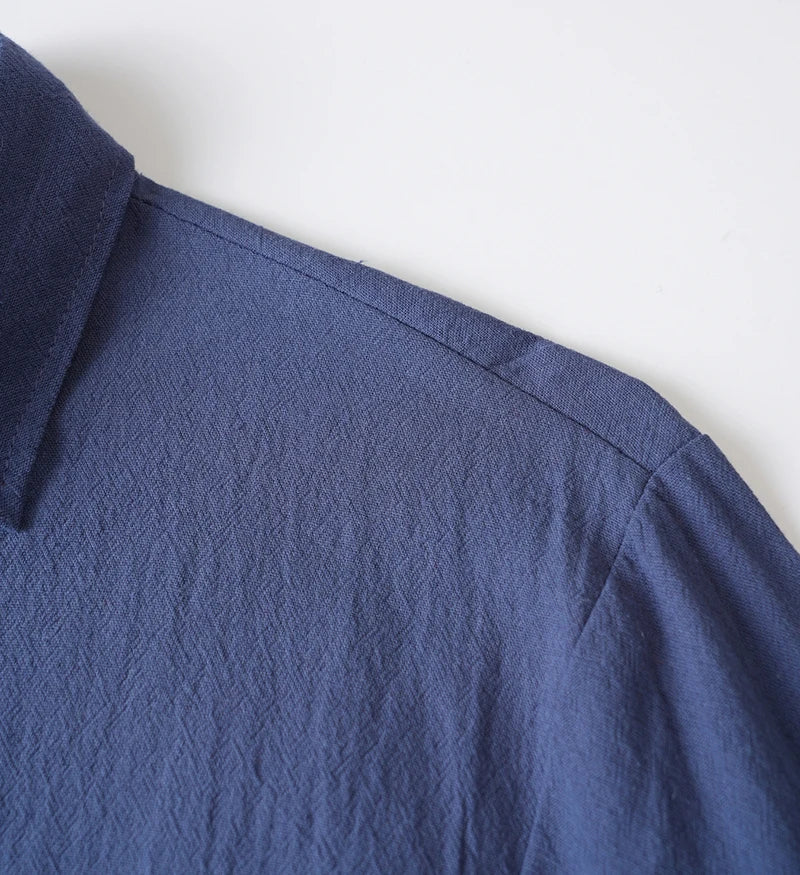 Camisa Greco Manga Longa, Linho Premium