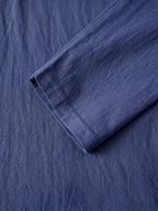 Camisa Greco Manga Longa, Linho Premium