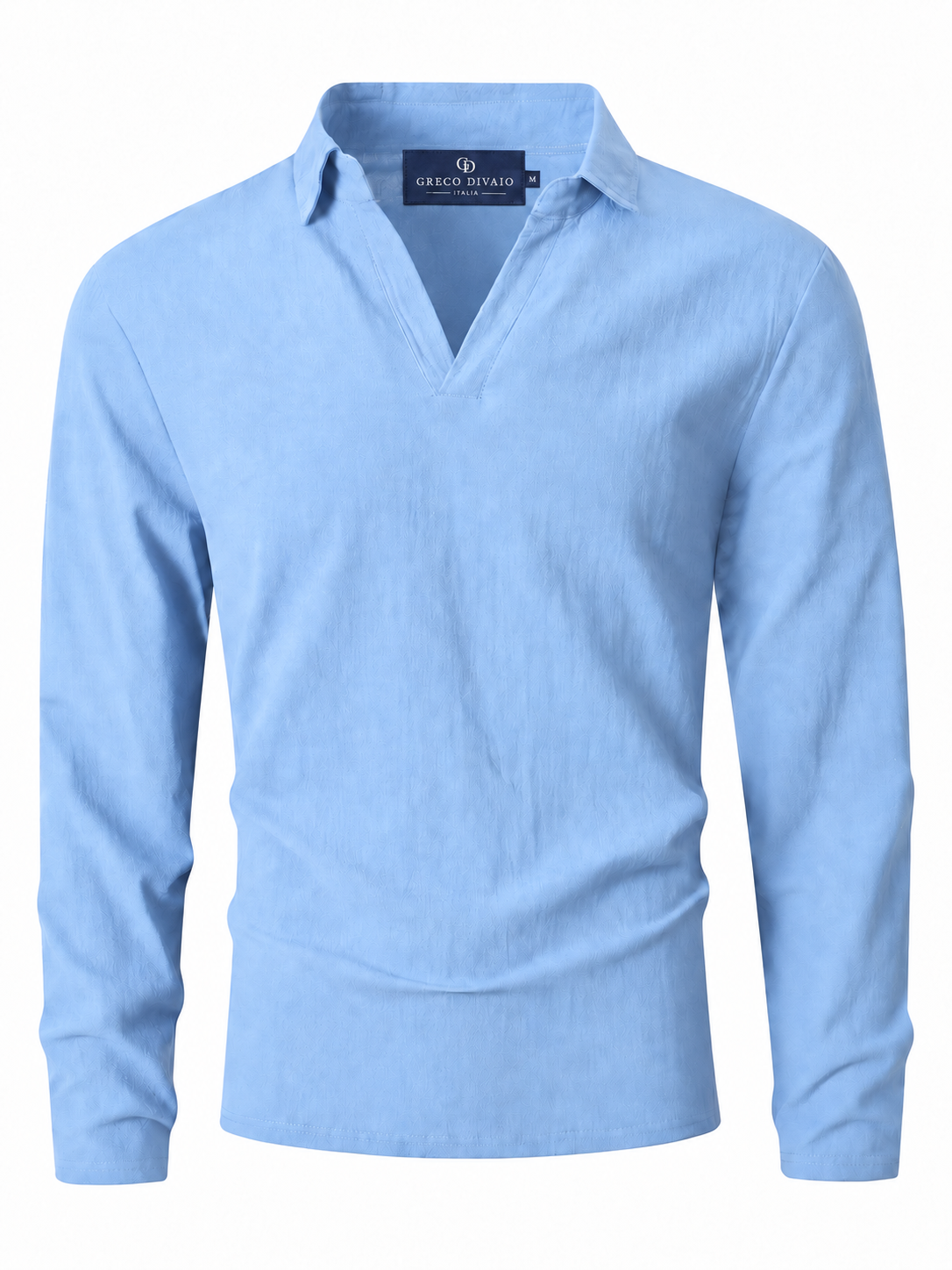 Camisa Greco Manga Longa, Linho Premium
