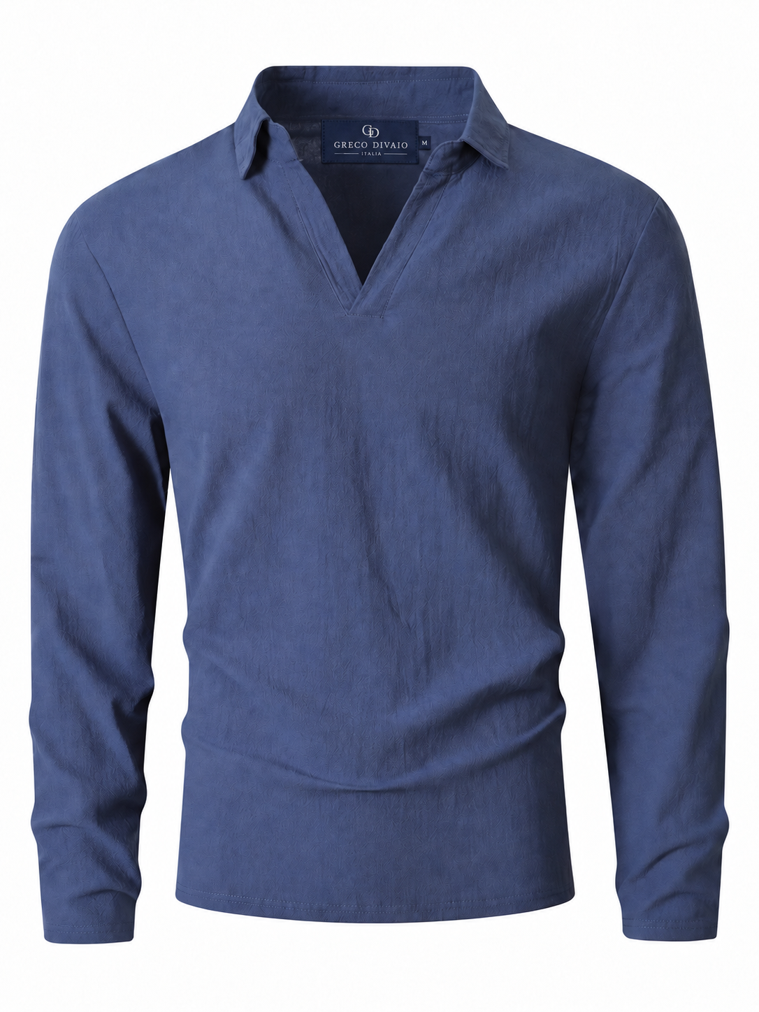 Camisa Greco Manga Longa, Linho Premium