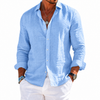 Camisa Divaio Manga Longa, Linho Premium 100%