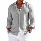 Camisa Divaio Manga Longa, Linho Premium 100%