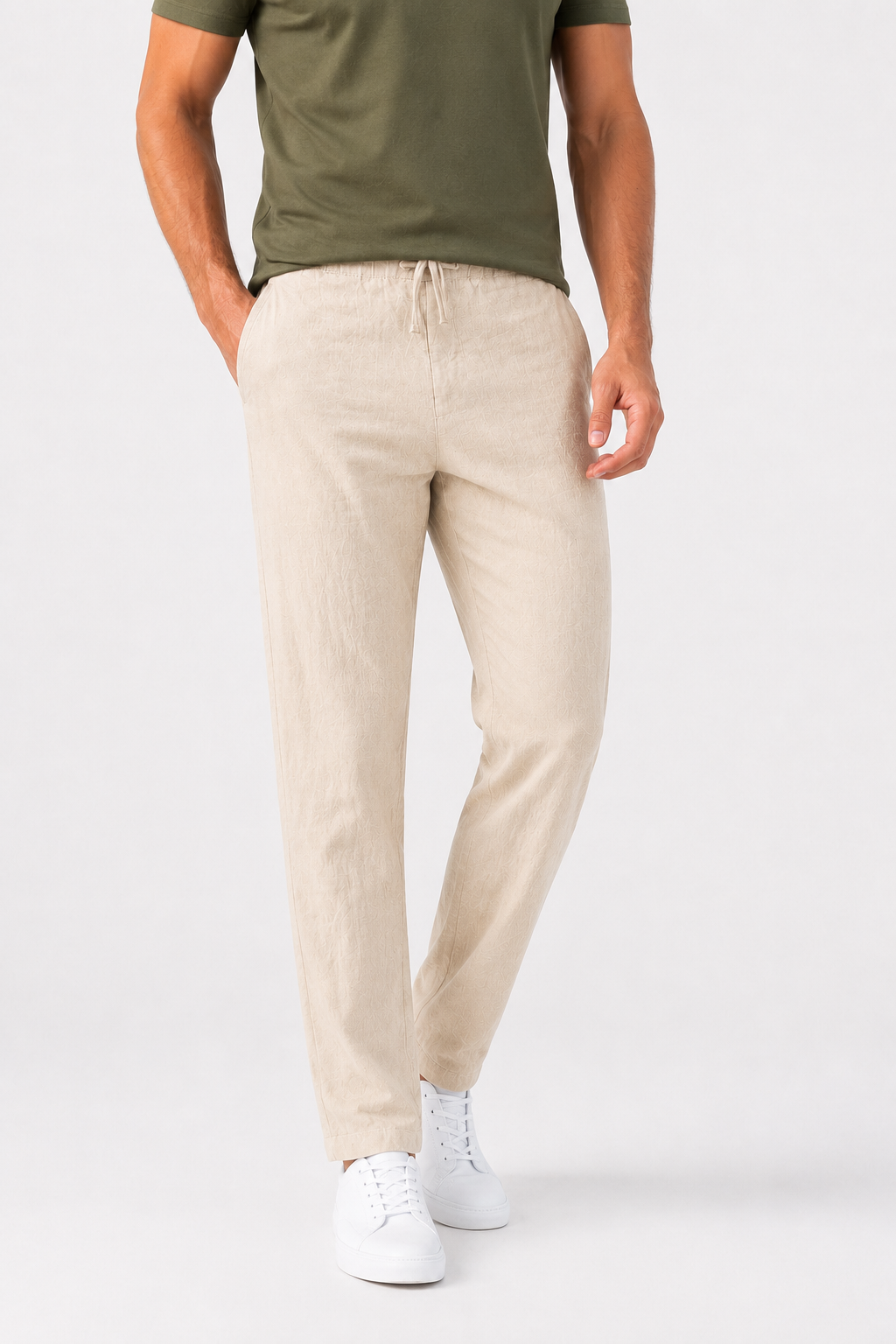 Calça Greco Divaio de linho puro
