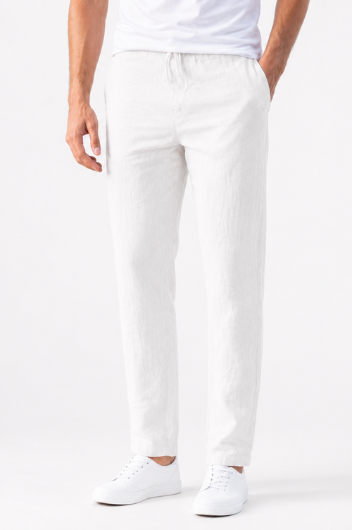 Calça Greco Divaio de linho puro